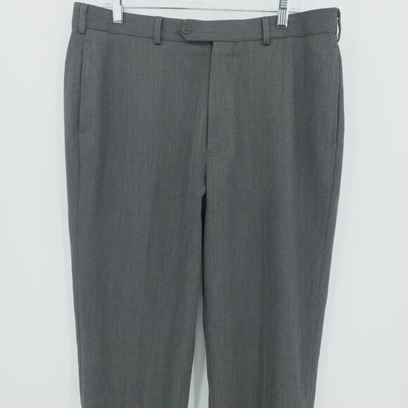 Brooks Brothers Pants Mens 36X34 Gray Madison Wool Dress Business Office - Picture 8 of 12